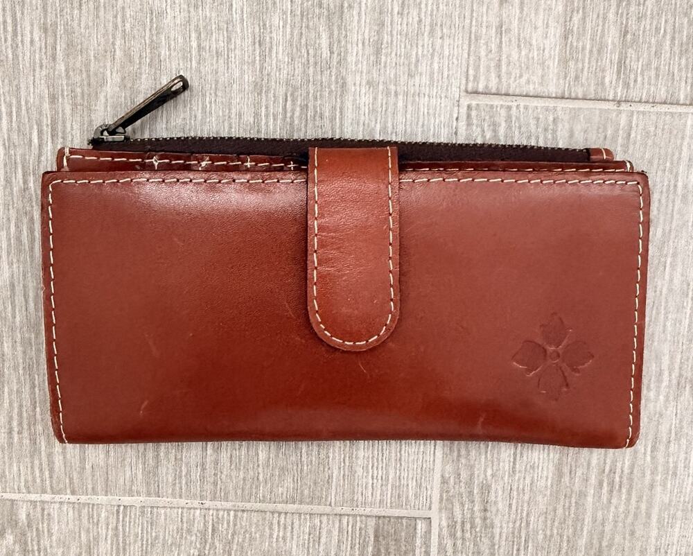 PATRICIA NASH HERITAGE NAZARI TAN LEATHER Bifold WALLET $ 99.00 RFID Brown